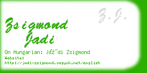 zsigmond jadi business card